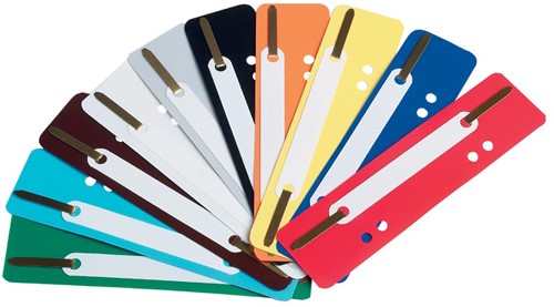 Fixe-dossiers, couleurs assorties, boîte de 250 pièces