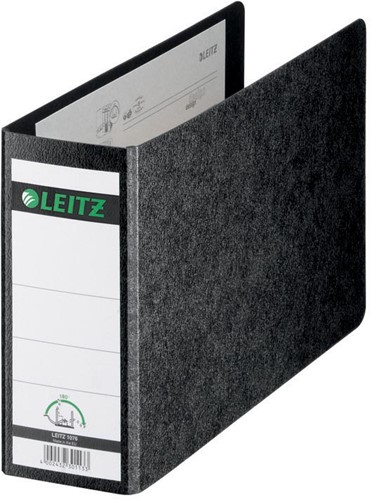 Leitz 180° kartonnen ordner ft A5 dwars, rug van 7,7 cm, zwart 1 Stuk