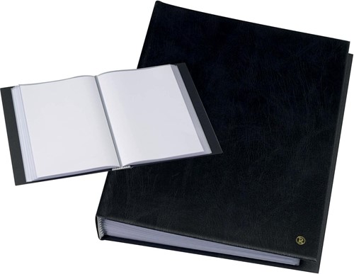 Rillstab protège-documents A4 10 pochettes, noir 1 Stuk