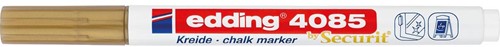 Edding Marqueur craie e-4085, pointe ronde de 1 - 2 mm, or