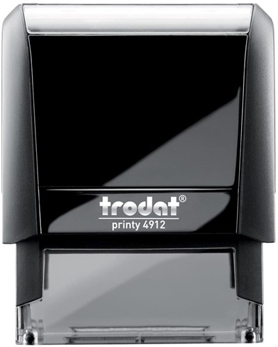 Trodat Printy cachet texte avec voucher Printy 4912, ft 47 x 18 mm, sous blister