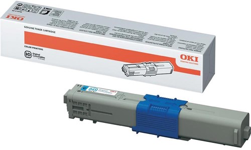 Oki Kit toner cyan - 2000 pages - 44469706 1 Stuk