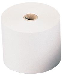 Bobine pour calculatrice ft 44 mm, diamètre +-67 mm, mandrin 12 mm, longueur 43m