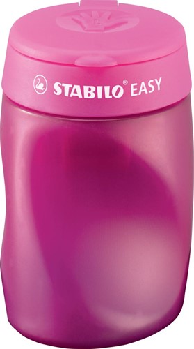 STABILO EASYsharpener potloodslijper, 2 gaten, voor linkshandigen, roze 1 Stuk