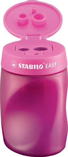STABILO EASYsharpener potloodslijper, 2 gaten, voor rechtshandigen, roze 1 Stuk