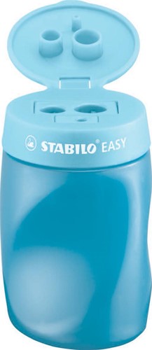 STABILO EASYsharpener potloodslijper, 2 gaten, voor rechtshandigen, blauw 1 Stuk