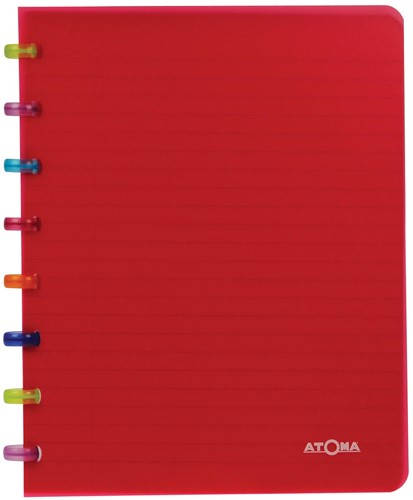 Atoma Tutti Frutti schrift, ft A5, 144 bladzijden, gelijnd, geassorteerde kleuren