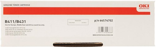 Oki Toner Kit - 3000 pagina's - 44574702 1 Stuk