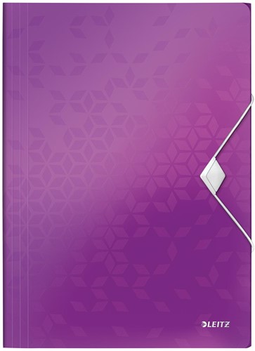 Leitz WOW chemise à élastiques et rabats, violet 1 Stuk