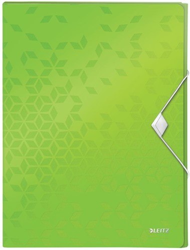 Leitz WOW elastobox ft A4, groen