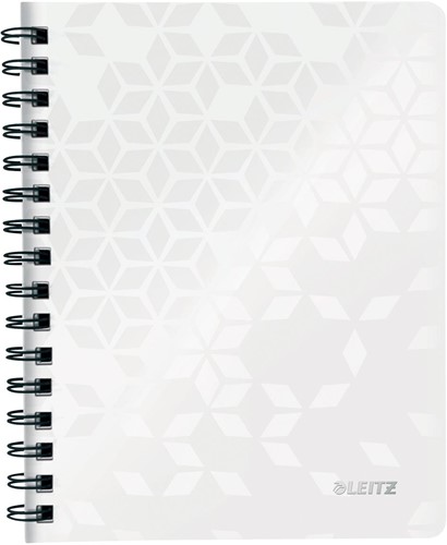 Leitz WOW cahier, ft A4, ligné, blanc