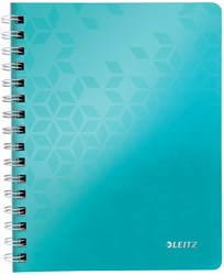 Leitz WOW cahier, ft A4, ligné, bleu glacier