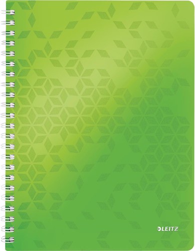 Leitz WOW cahier, ft A4, ligné, vert