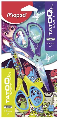 Maped ciseaux Tatoo Child blister de 2 pièces