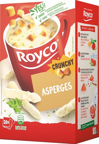 Royco Minute Soup asperges, paquet de 20 sachets