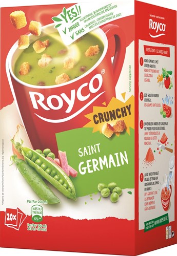 Royco Minute Soup St. Germain avec croûtons, paquet de 20 sachets