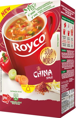 Royco Minute Soup Chinese Style, paquet de 20 sachets