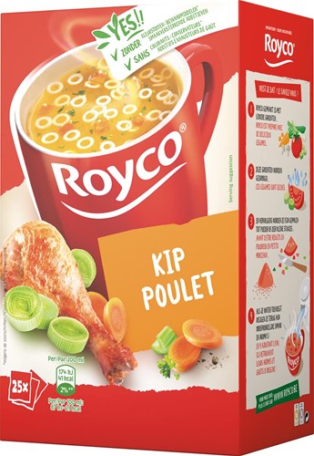 Royco Minute Soup poulet, paquet de 25 sachets