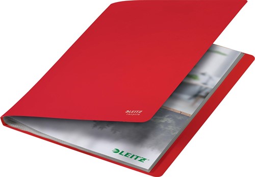 Leitz Recycle protège-documents, ft A4, 40 pochettes, rouge