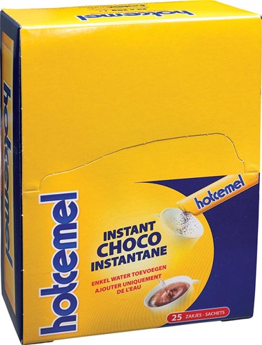 Hotcemel chocolat en poudre, paquet de 25 sachets