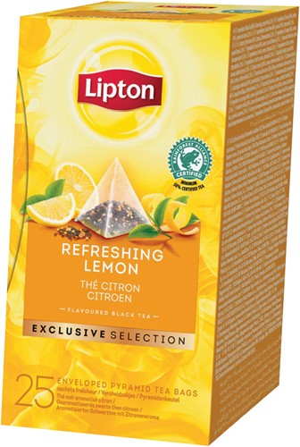 Lipton thee Exclusive Selection, Citroen, doos van 25 zakjes 25 Stuk