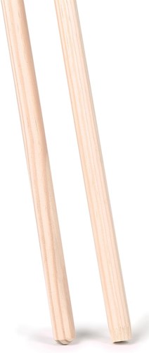 Manche de brosse en bois, ft 120 cm x 22,5 mm