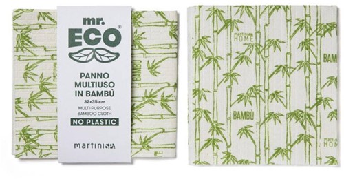 Mr. Eco multifunctionele reinigingsdoek Bamboe, 32 x 35 cm