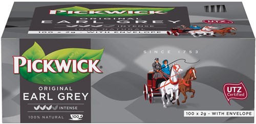 Pickwick thé, Earl Grey, paquet de 100 pièces 100 Stuk
