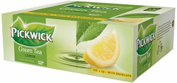 Pickwick thee, green tea lemon, pak van 100 stuks 100 Stuk