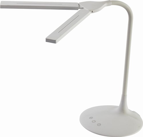 ALBA LED lampe de Bureau LED sans fil Twin, blanc