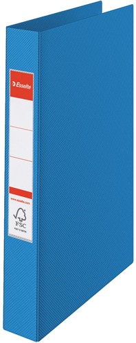 Esselte ringmap PP voor ft A4 rug van 4,2 cm , 23 O-ringen van 19 mm, blauw 1 Stuk