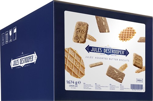 Jules Destrooper koekjes, Jules' Assorted Butter Biscuits, doos van 300 stuks