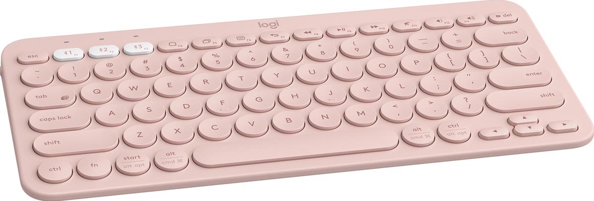Logitech clavier sans fil K380, azerty, rose Meyer