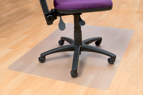 Stoelmat Floortex PVC 120x90cm harde vloeren 1 Stuk