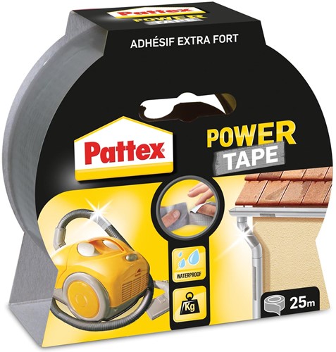 Pattex ruban adhésif Power Tape, 25 m, gris 1 Stuk