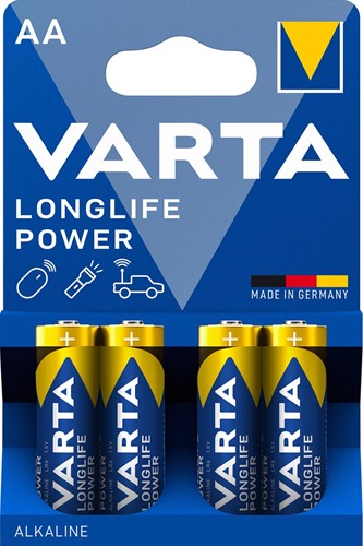 Varta pile Longlife Power AA, blister de 4 pièces 4 Stuk