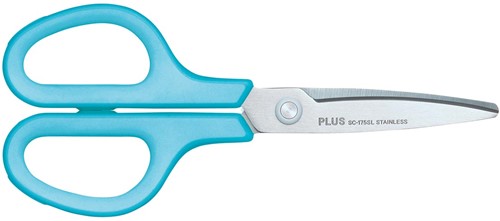 Plus FitCut Curve SMART ciseaux pour gauchers, 17,5 cm, blauw, sous blister