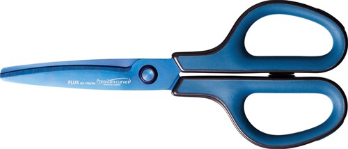 Plus FitCut Curve PREMIUM ciseaux, 17,5 cm, lames en titane, bleu, sous blister