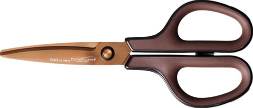 Plus FitCut Curve PREMIUM ciseaux, 17,5 cm, lames en titane, brun, sous blister