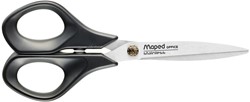 Maped schaar Advanced, ft 17 cm, rechts, scherpe punt, RVS, zwart, blister van 1 stuk