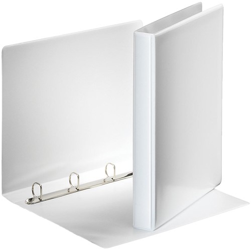 Esselte classeur à anneaux personnalisable, dos de 3,8 cm, 4 anneaux en D de 20 mm, blanc 1 Stuk