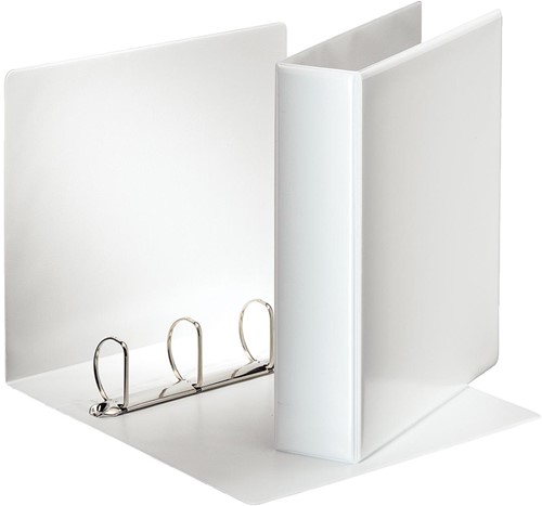 Esselte personaliseerbare ringmap, rug van 7,7 cm, 4 D-ringen van 50 mm, wit 1 Stuk