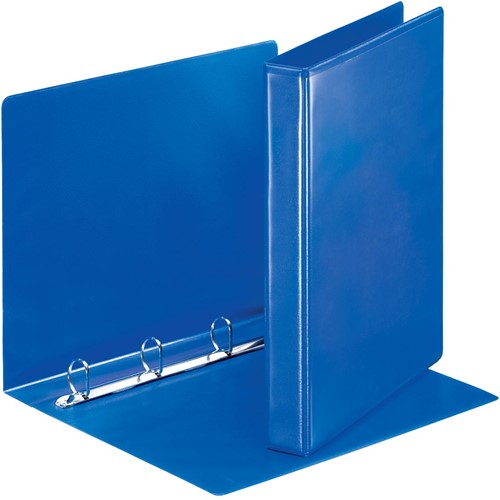 Esselte classeur à anneaux personnalisable, dos de 4,4 cm, 4 anneaux en D de 25 mm, bleu 1 Stuk