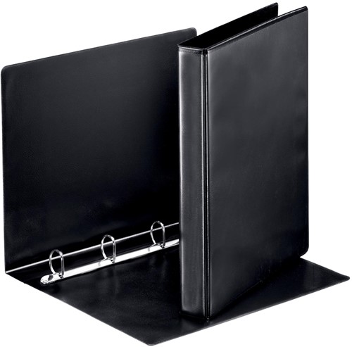 Esselte classeur à anneaux personnalisable, dos de 4,4 cm, 4 anneaux en D de 25 mm, noir 1 Stuk