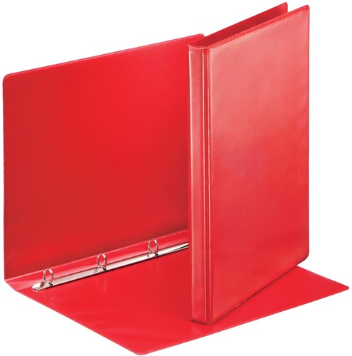 Esselte classeur à anneaux personnalisable, dos de 3 cm, 4 anneaux en O de 16 mm, rouge 1 Stuk