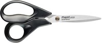 Maped schaar Advanced, ft 18 cm, rechts, scherpe punt, RVS, zwart, blister van 1 stuk