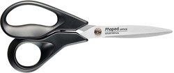 Maped schaar Advanced, ft 18 cm, rechts, scherpe punt, RVS, zwart, blister van 1 stuk