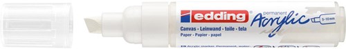 Edding Acrylic marker breed verkeerswit
