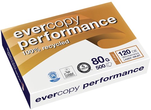 Clairefontaine Evercopy papier reprographique Performance ft A4, 80 g, paquet de 500 feuilles