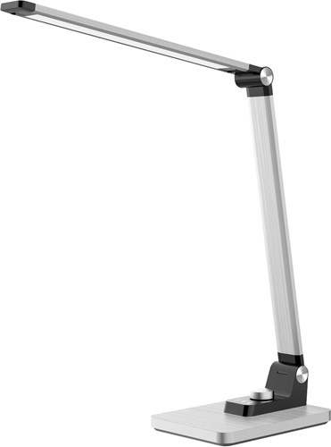 Hansa bureaulamp Breeze, LED, zilver
